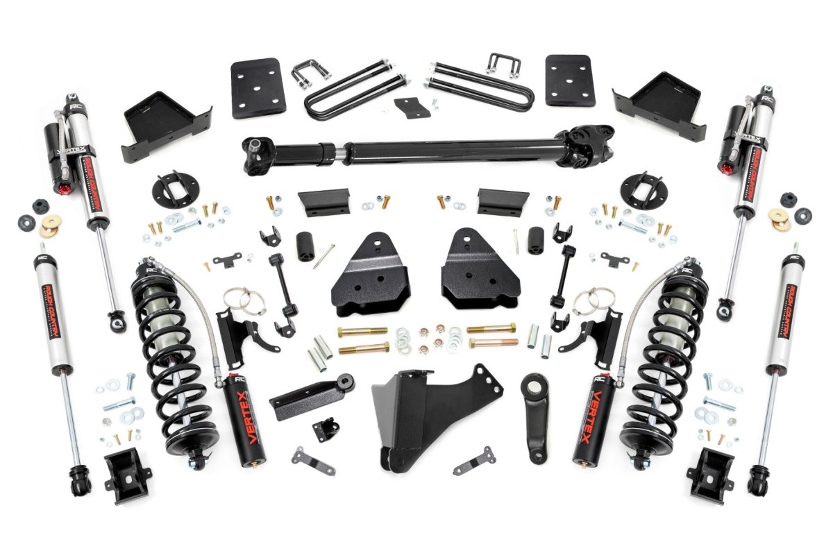 Ford F-350 Super Duty Suspension Lift Kit - Rough Country - 6 Inch Lift Kit with C/O Vertex - '17-'22